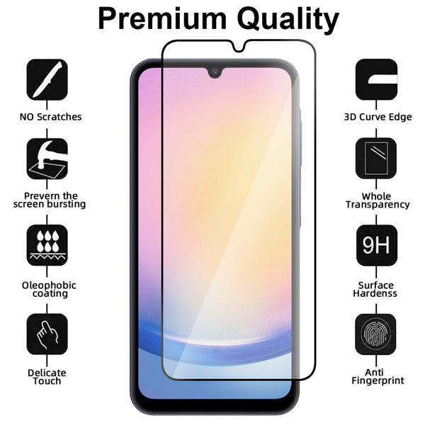 Full Cover Glass Screen Protector for Samsung Galaxy A25 5G