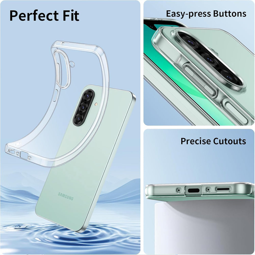 Clear Gel Case for Samsung Galaxy A17 4G