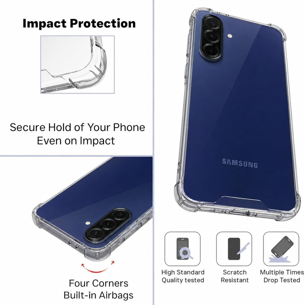 Clear Bumper Case for Samsung Galaxy A27 5G