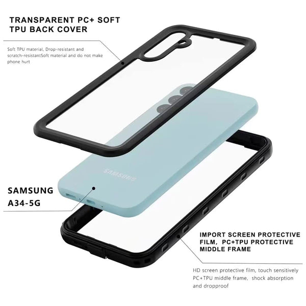 Redpepper Waterproof case for Samsung Galaxy A34 5G