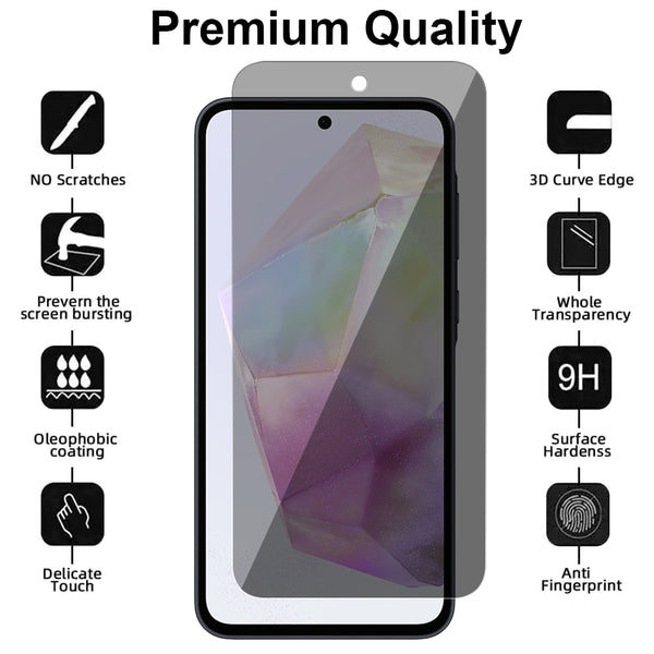 Privacy Glass Screen Protector for Samsung Galaxy A35 5G