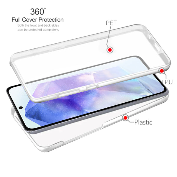 360 Clear Thin Case for Samsung Galaxy A55 5G