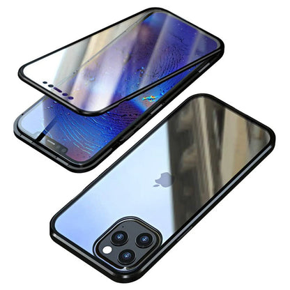 Metal Magnetic Glass Case for iPhone 13 Pro Max
