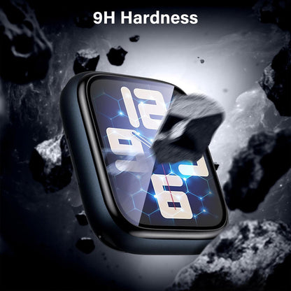 Apple Watch SE Series 3 44mm Glass Screen Protector Alignment Kit by SwiftShield (2 Pack - Black)