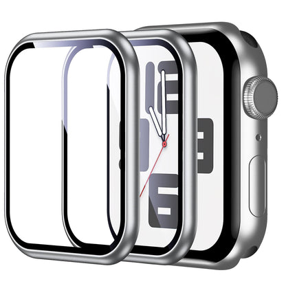 Apple Watch SE Series 3 40mm Glass Screen Protector Alignment Kit by SwiftShield (2 Pack - Silver)