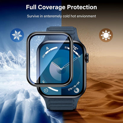 Apple Watch Series 11 (42mm) Glass Screen Protector Alignment Kit by SwiftShield (2 Pack - Silver)