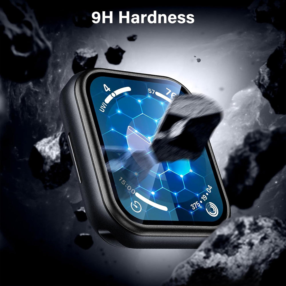 Apple Watch Series 11 (46mm) Glass Screen Protector Alignment Kit by SwiftShield (2 Pack - Silver)