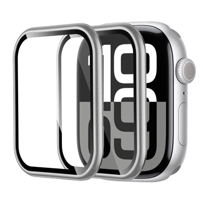 Apple Watch Series 11 (42mm) Glass Screen Protector Alignment Kit by SwiftShield (2 Pack - Silver)