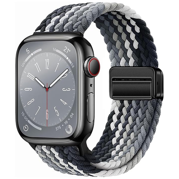 Nylon Stretch Braided Strap for Apple Watch