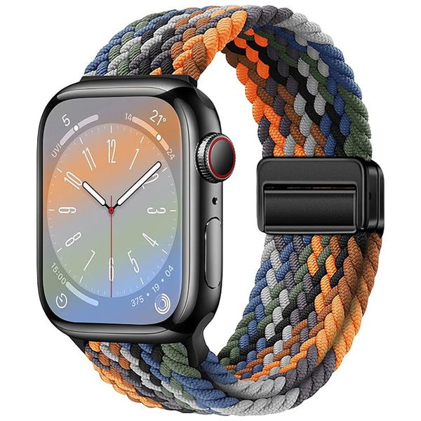 Nylon Stretch Braided Strap for Apple Watch