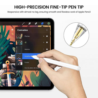 Fine-Point Apple Pencil Tip Replacement for Apple Pencil 1st & 2nd Generation