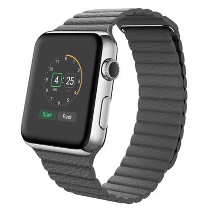 Leather Magnetic Strap for Apple Watch Series 10