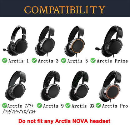 Earphone Pad Replacements for SteelSeries Arctis 9