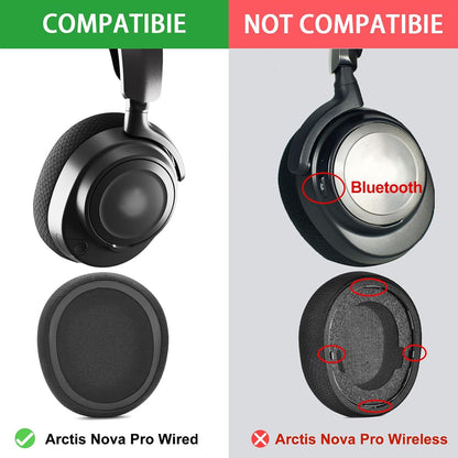 Earphone Pad Replacements for SteelSeries Arctis Nova 7