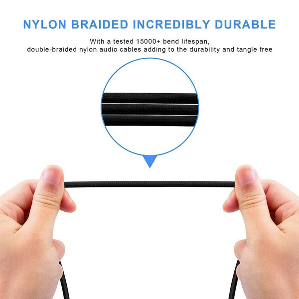 USB-C to Aux cable Braided Nylon (1m)