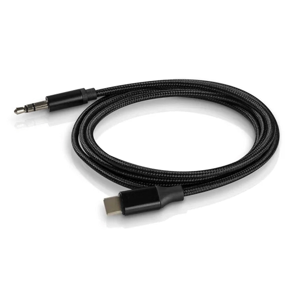 Aux to USB USBC cable Braided Nylon (1m) Screenhug