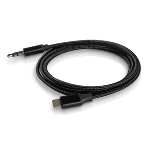 Aux to USB USB-C cable Braided Nylon (1m)
