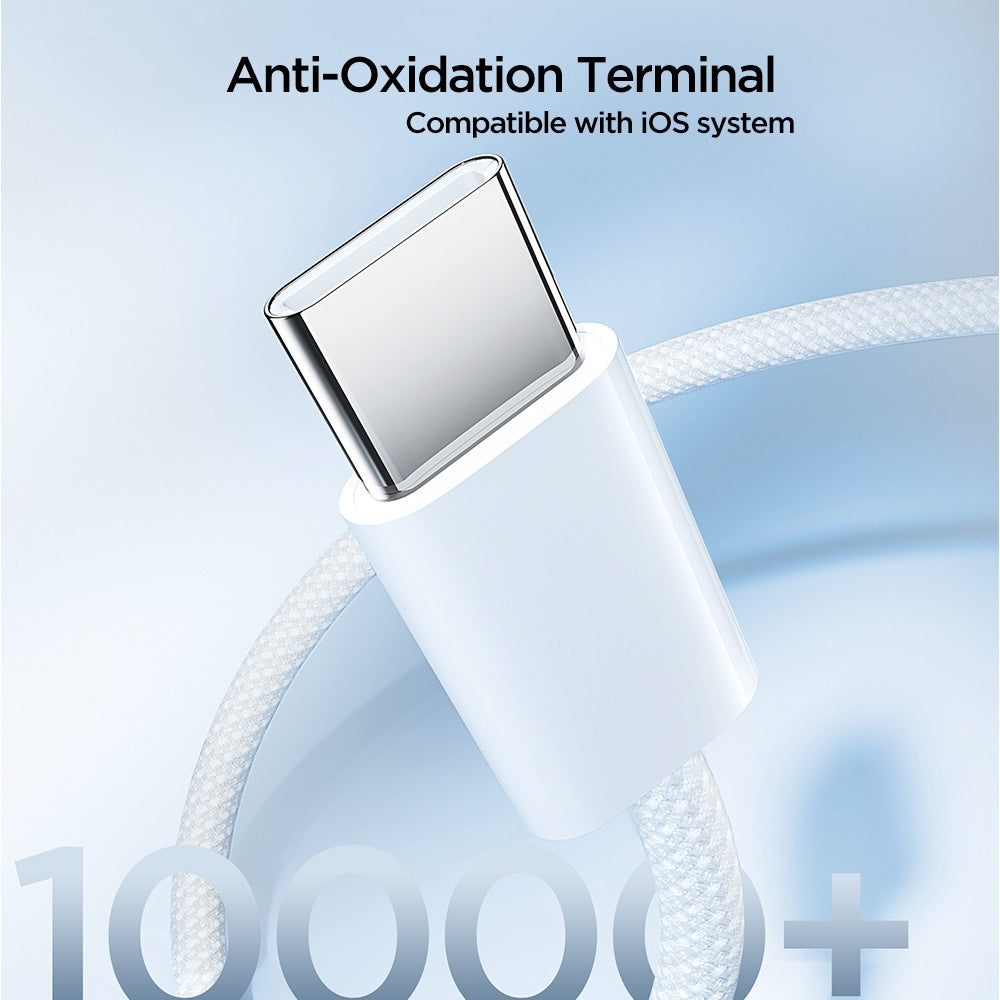 Braided Nylon USB-C to USB-C cable (1m)