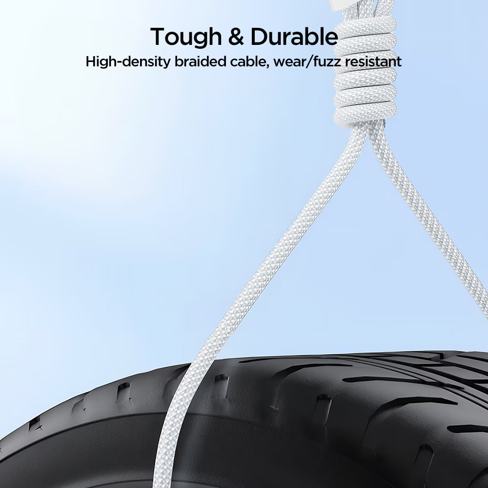 Braided Nylon USB-C to USB-C cable (1m)