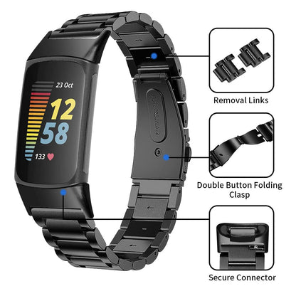 Metal Band Strap for Fitbit Charge 5