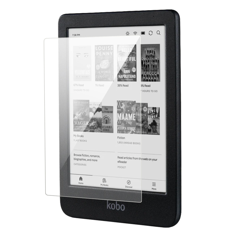 Glass Screen Protector for Kobo Clara BW 6"