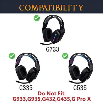 Earphone Pad Replacements for Logitech G733