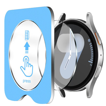 Samsung Galaxy Watch 7 44mm Glass Screen Protector Alignment Kit by SwiftShield (2 Pack - Clear)