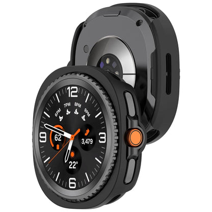 Samsung Galaxy Watch 8 Classic 46mm Case by SwiftShield (2 Pack - Black + Clear)