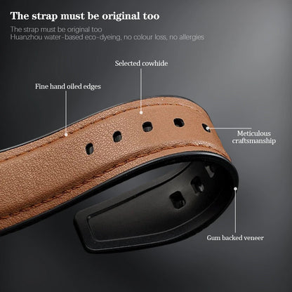 Leather-PU Hybrid Strap for Samsung Galaxy Watch 8 (40mm)