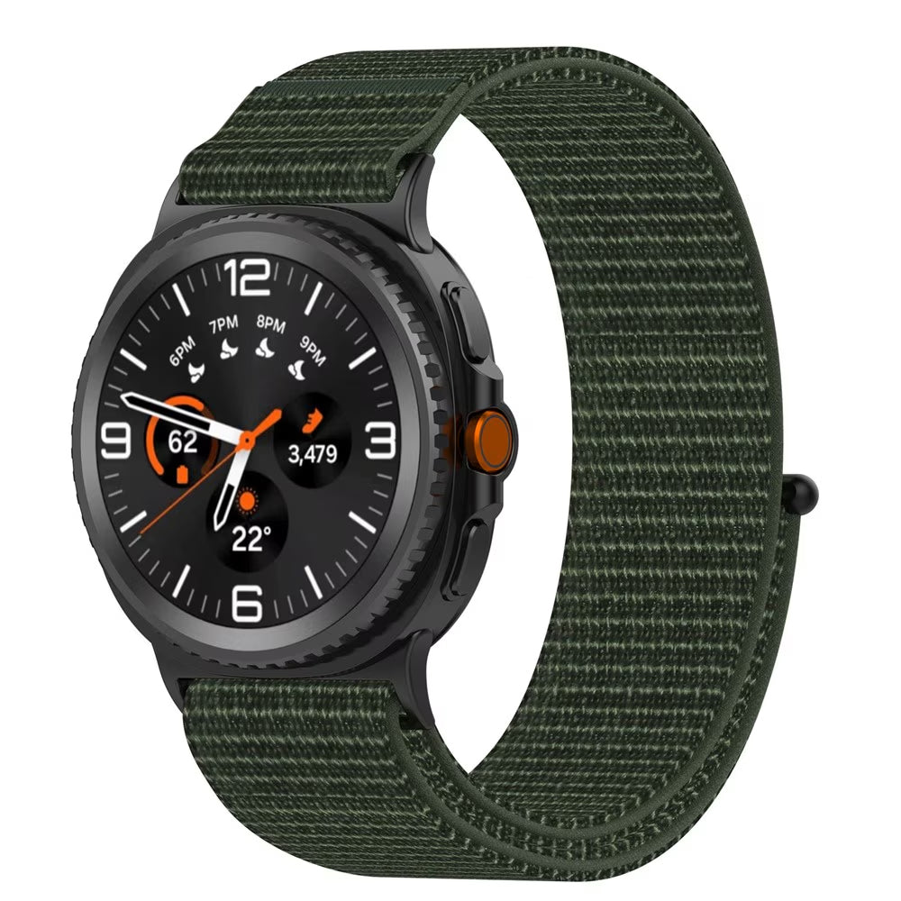 Nylon Velcro Strap for Samsung Galaxy Watch 8 (40mm)