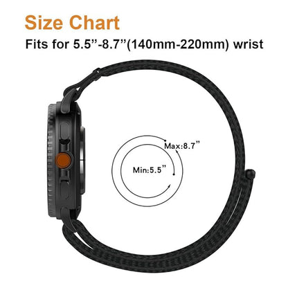 Nylon Velcro Strap for Samsung Galaxy Watch 8 (40mm)