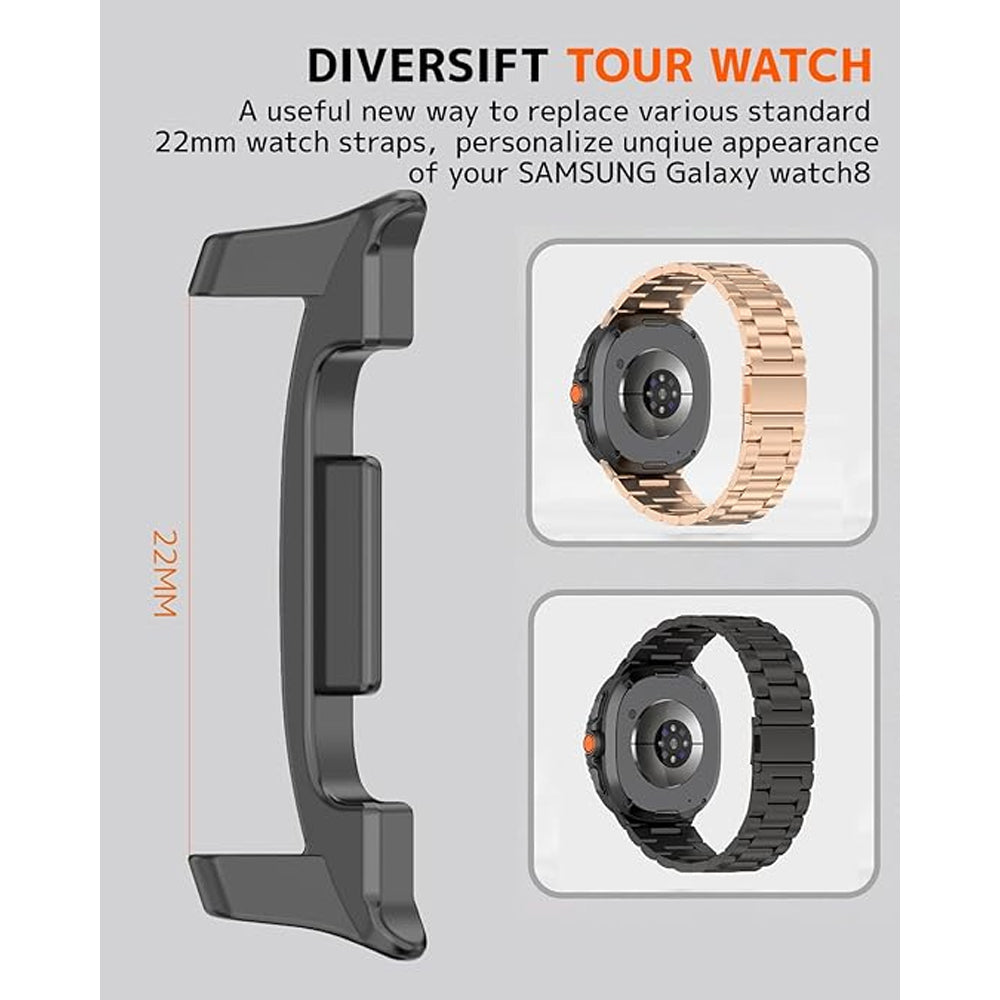 Strap Connection Lug Adapter 22mm for Samsung Galaxy Watch 8 (44mm)