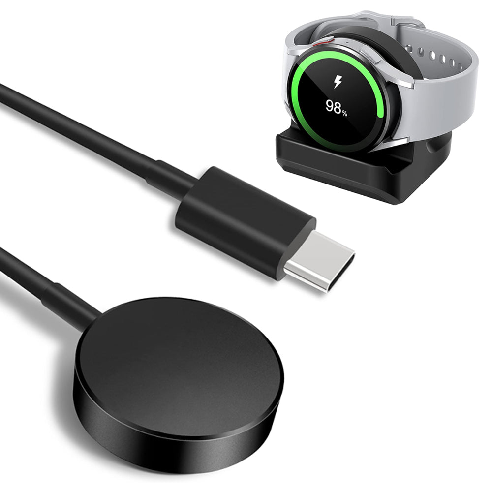 Fast Charger USB-C Metal Dock with Stand Holder for Samsung Galaxy Watch 7