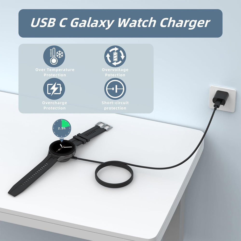 Fast Charger USB-C Metal Dock for Samsung Galaxy Watch