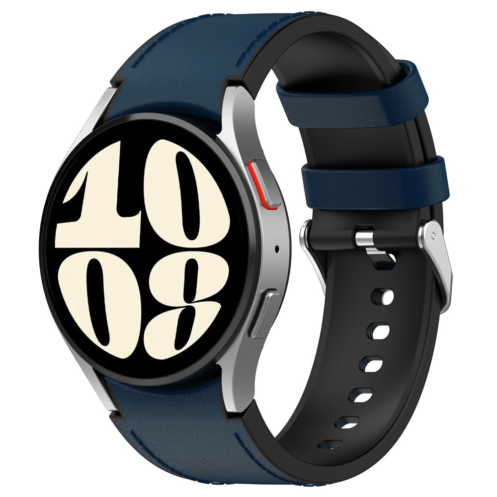 Leather Hybrid No Gap Strap for Samsung Galaxy Watch 6