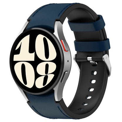 Leather Hybrid No Gap Strap for Samsung Galaxy Watch FE