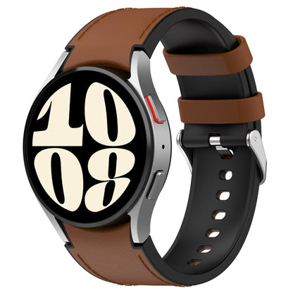 Leather Hybrid No Gap Strap for Samsung Galaxy Watch 6