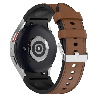 Leather Hybrid No Gap Strap for Samsung Galaxy Watch FE