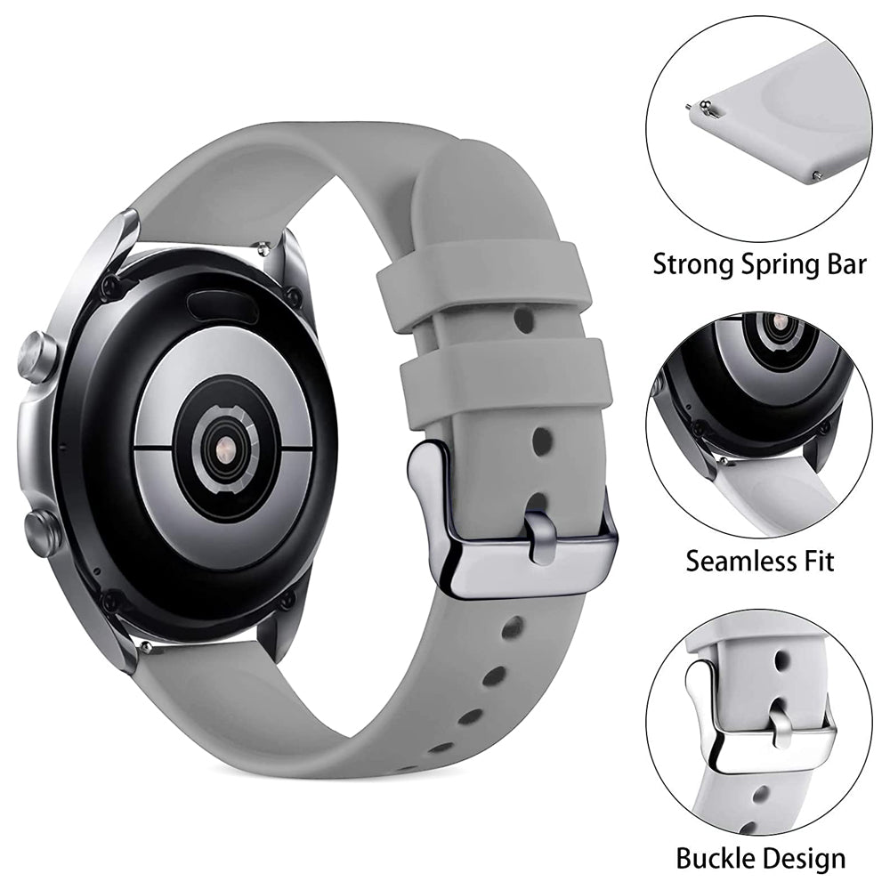 Original Smooth Rubber Strap for Samsung Galaxy Watch 22mm