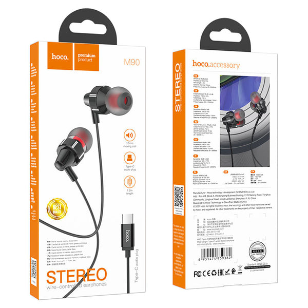 Stereo Wired Earphones - HOCO Type-C