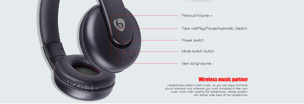 Wireless Oveleng MX888 headphones