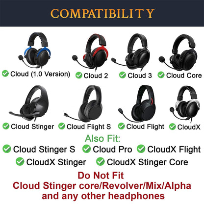 Earphone Pad Replacements for HyperX Cloud Core