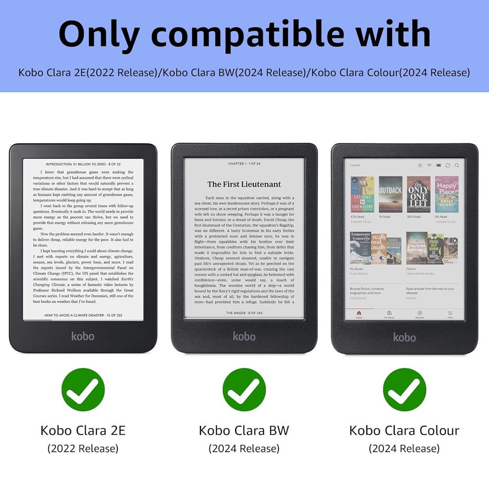 Flip Case for Kobo Clara Colour 6"