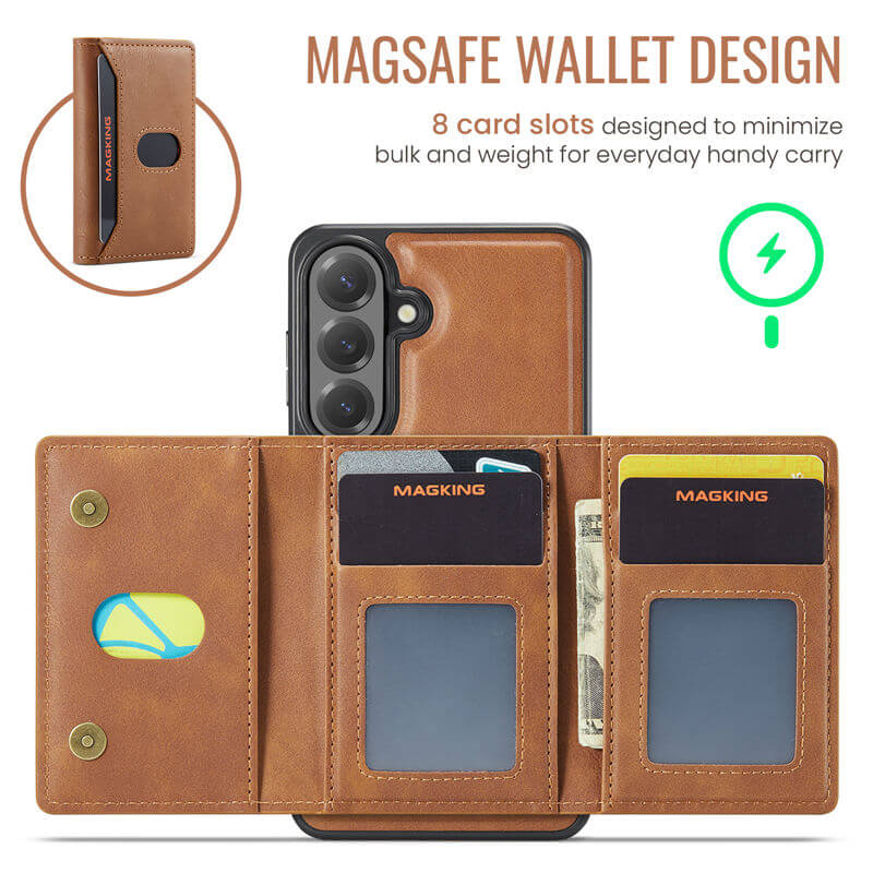 Magsafe Compatible Wallet Case for Samsung Galaxy S26 FE