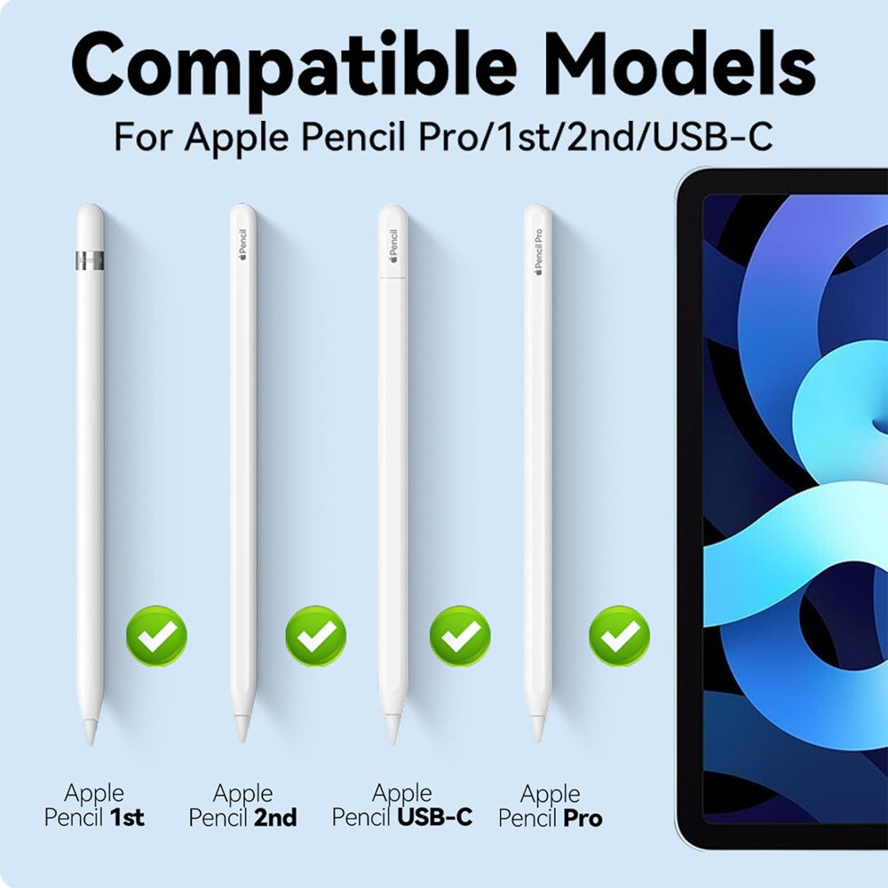 Tip Replacement Precision Metal Wear-Resistant Nibs for Apple Pencil (3-Pack)