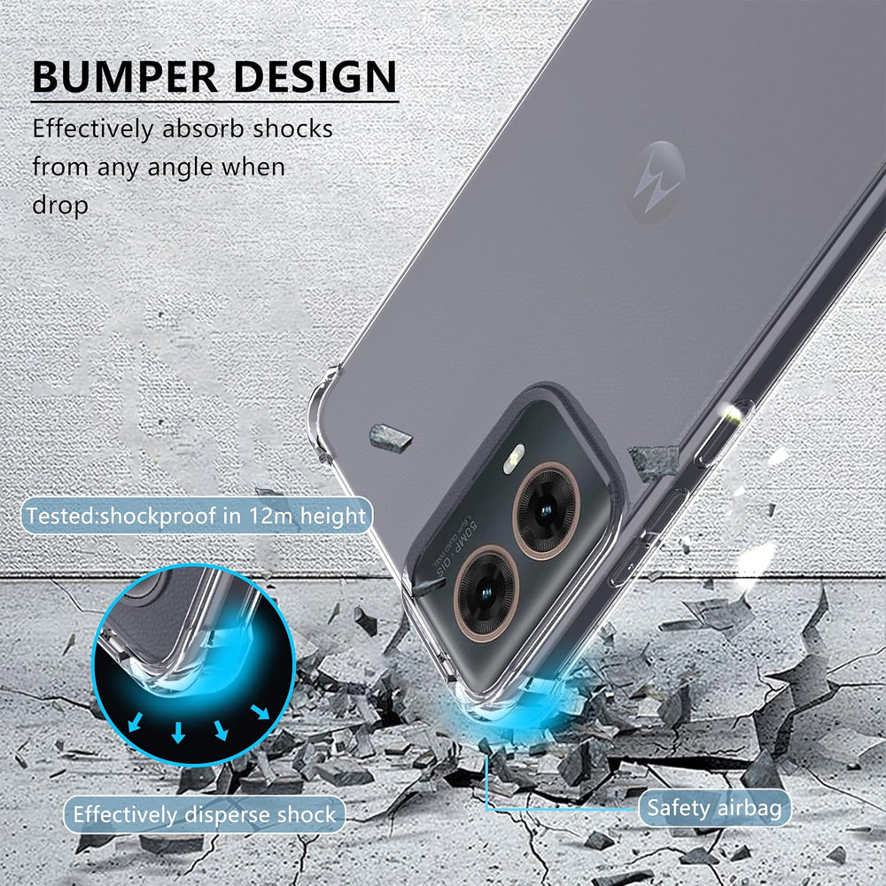 Bumper Clear Case for Motorola Moto G85