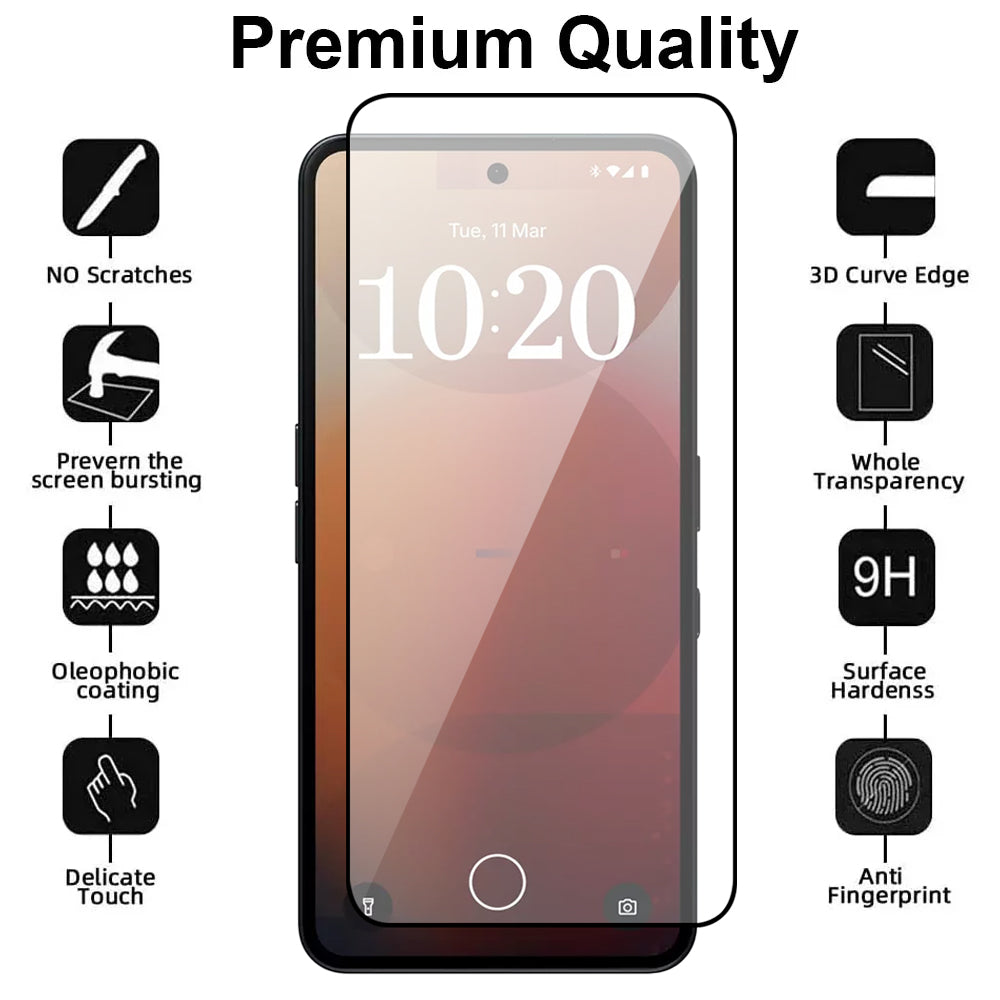 Full Cover Glass Screen Protector for Nothing Phone 3A