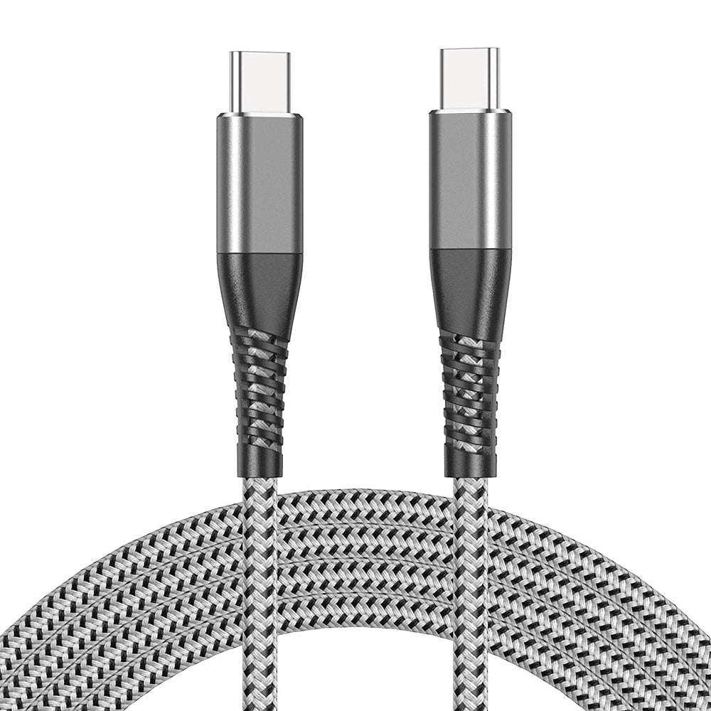 Nylon USB Type C to USB Type C cable