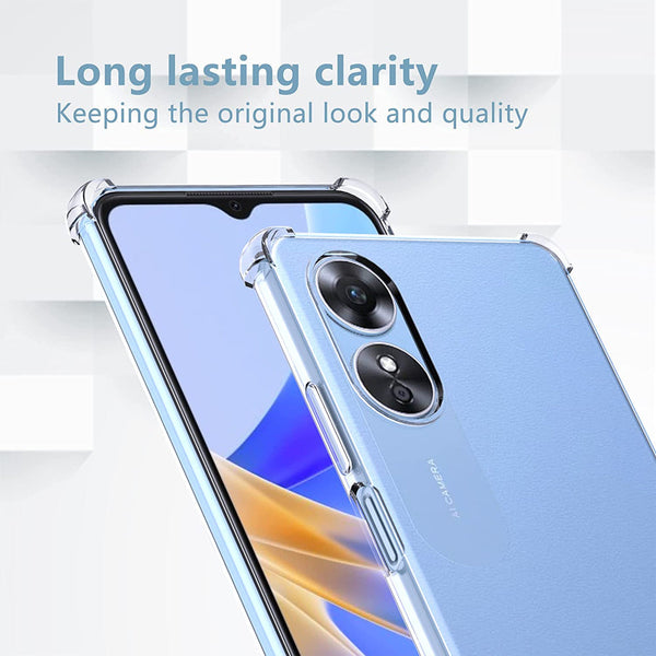 Bumper Hard Clear Case for OPPO A78 5G