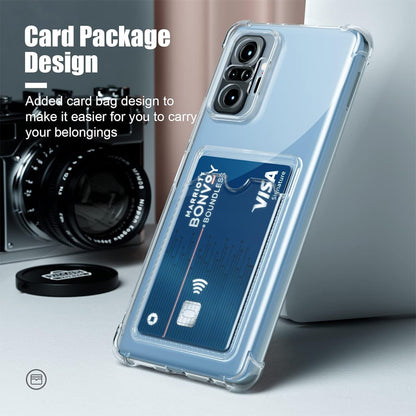 Clear Card Wallet Case for OPPO A40 4G